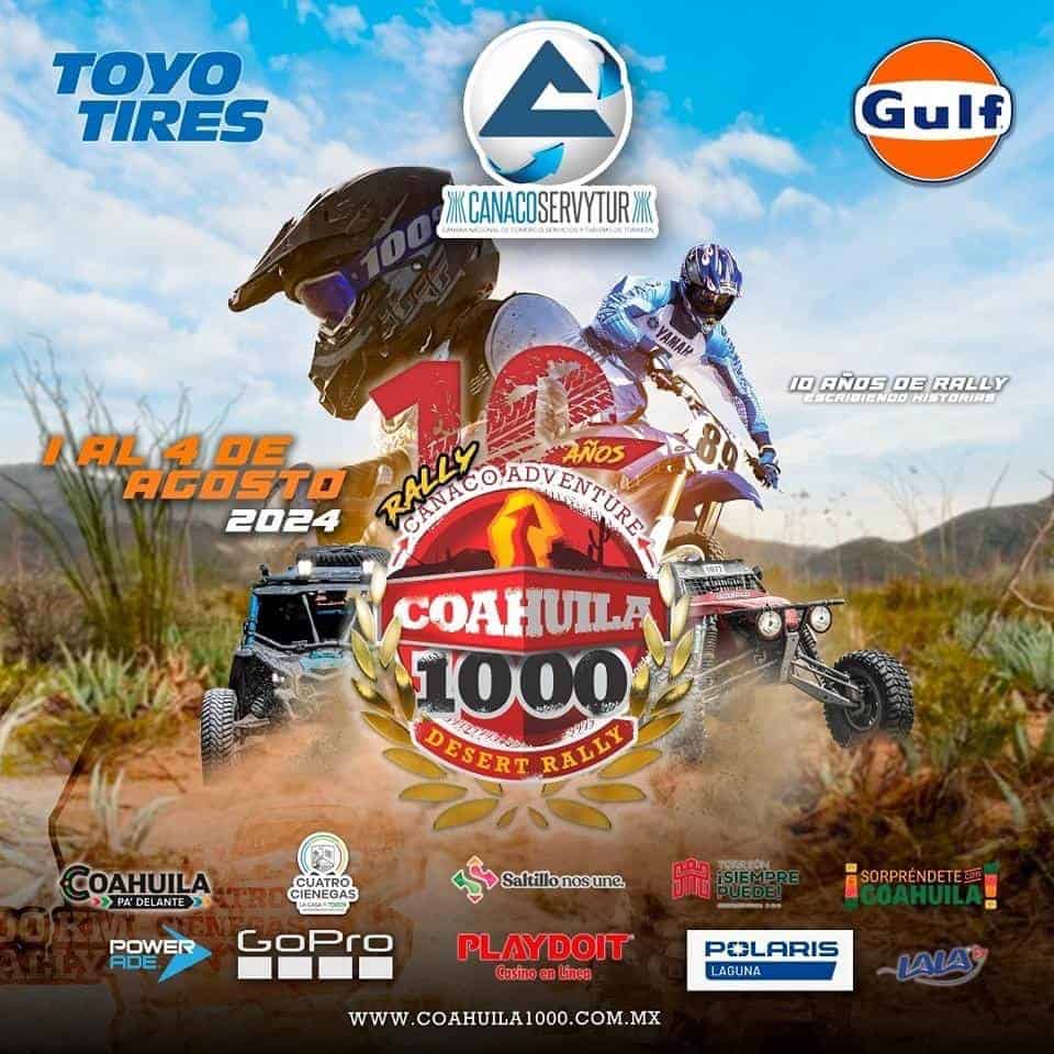 Llegan hoy corredores  turísticos de  Coahuila 1000