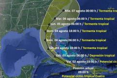 Llega la tormenta Debby; Impactará los Estados Unidos