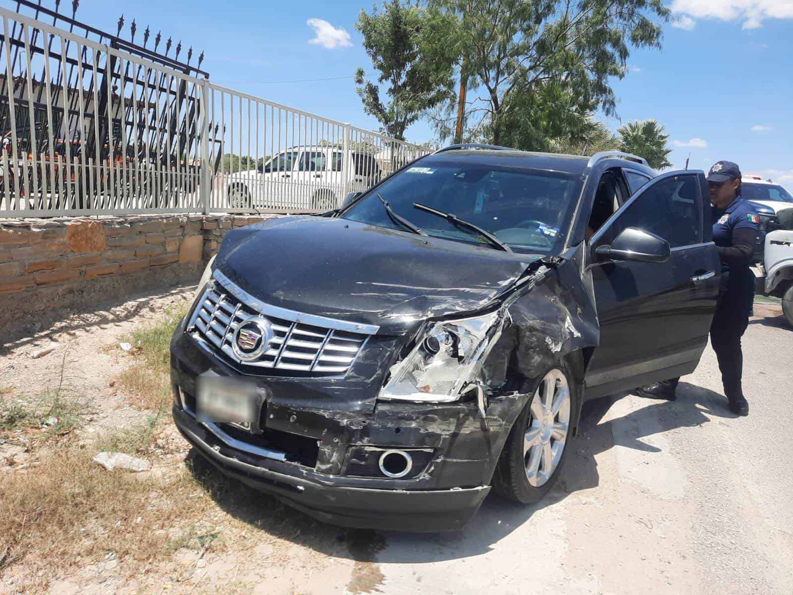 Colisión en la Colonia Sonora de Acuña deja herida a una conductora