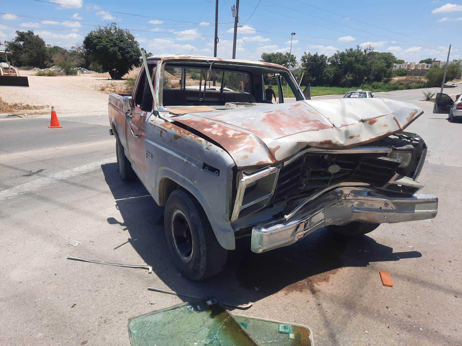 Colisión en la Colonia Sonora de Acuña deja herida a una conductora