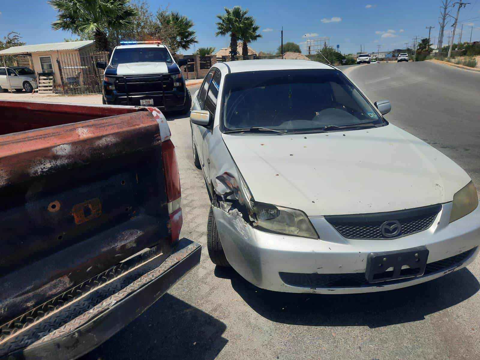 Colisión en la Colonia Sonora de Acuña deja herida a una conductora