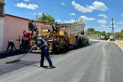 Finalizan con éxito trabajos de pavimentación en la calle 18 de marzo en Allende