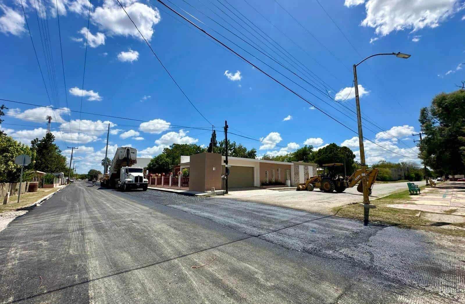 Finalizan con éxito trabajos de pavimentación en la calle 18 de marzo en Allende