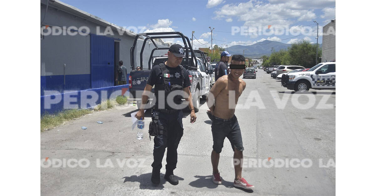 Arrestan Policías a adicto al cricri