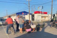 Deja fracturado a motociclista