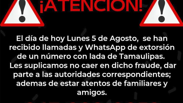 ATENTOS: Aumentan Llamadas de Extorsión en Allende