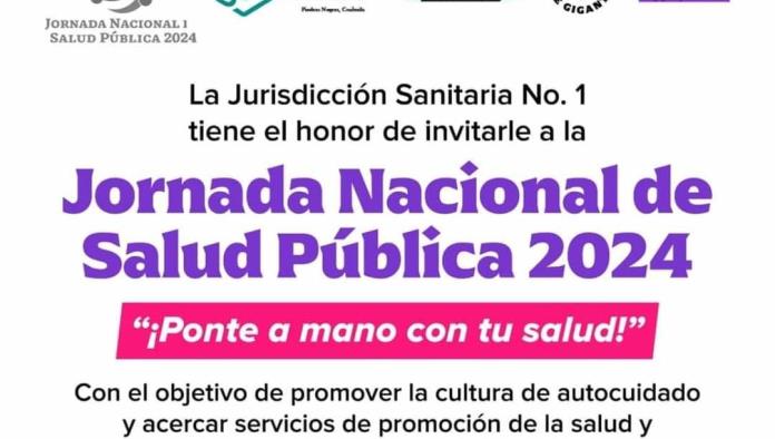 Anuncian Jornada Nacional de Salud Pública en Allende