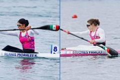 Karina Alanís y Beatriz Briones a semifinales de kayak en París 2024