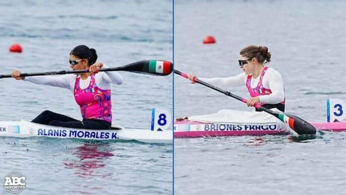 Karina Alanís y Beatriz Briones a semifinales de kayak en París 2024