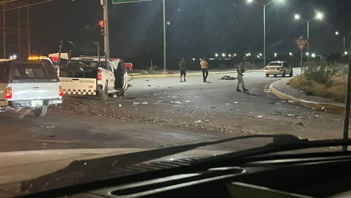 Choca patrulla de la Guardia Nacional; hay tres lesionados 