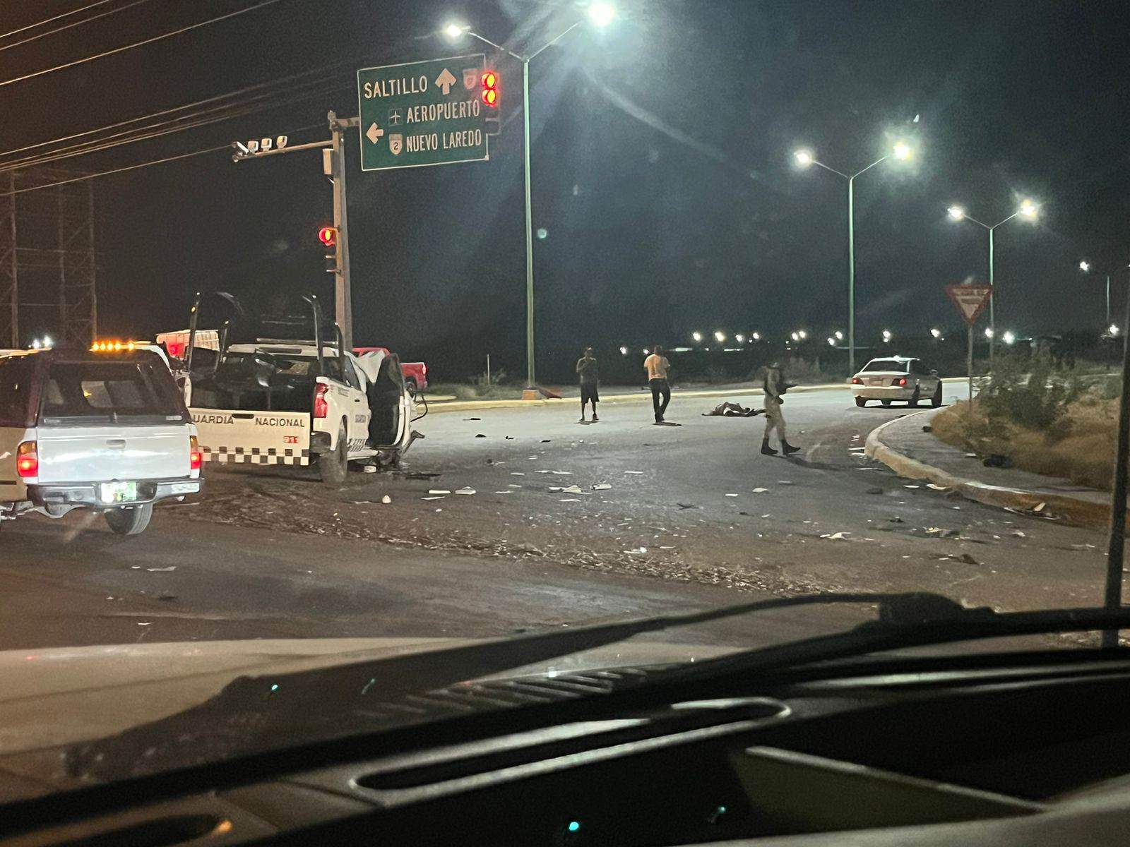 Choca patrulla de la Guardia Nacional; hay tres lesionados 