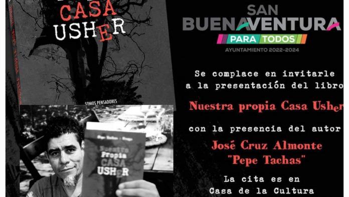 Invita SB a presentación de libro por Pepe Tachas