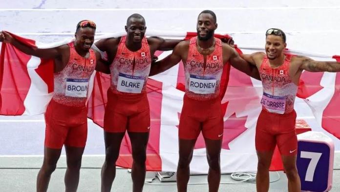 Canadá gana el oro en relevos 4x100m; EU sin Lyles descalificados