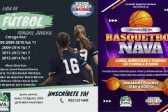 Nava Ofrece Ligas de Fútbol y Escuelita de Básquetbol para Jóvenes