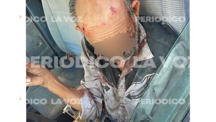 ´Machetea´ a abuelito Policía Preventivo de SB