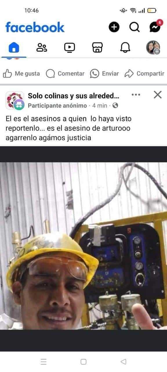 Lo confunden con asesino de Arturo