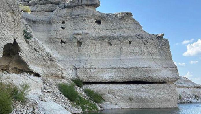 Descenso del Nivel de la Presa de la Amistad Revela Cuevas Ocultas