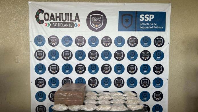 Asegura Policía Estatal 20 kg de estupefacientes