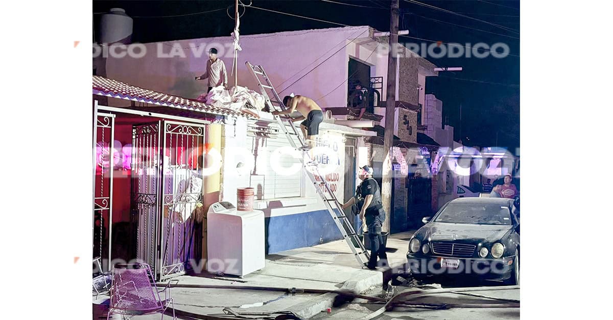 Se intoxica familia por incendio en la Bellavista