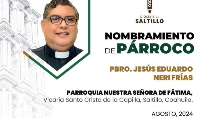 Se va Padre Neri a la iglesia de Fátima