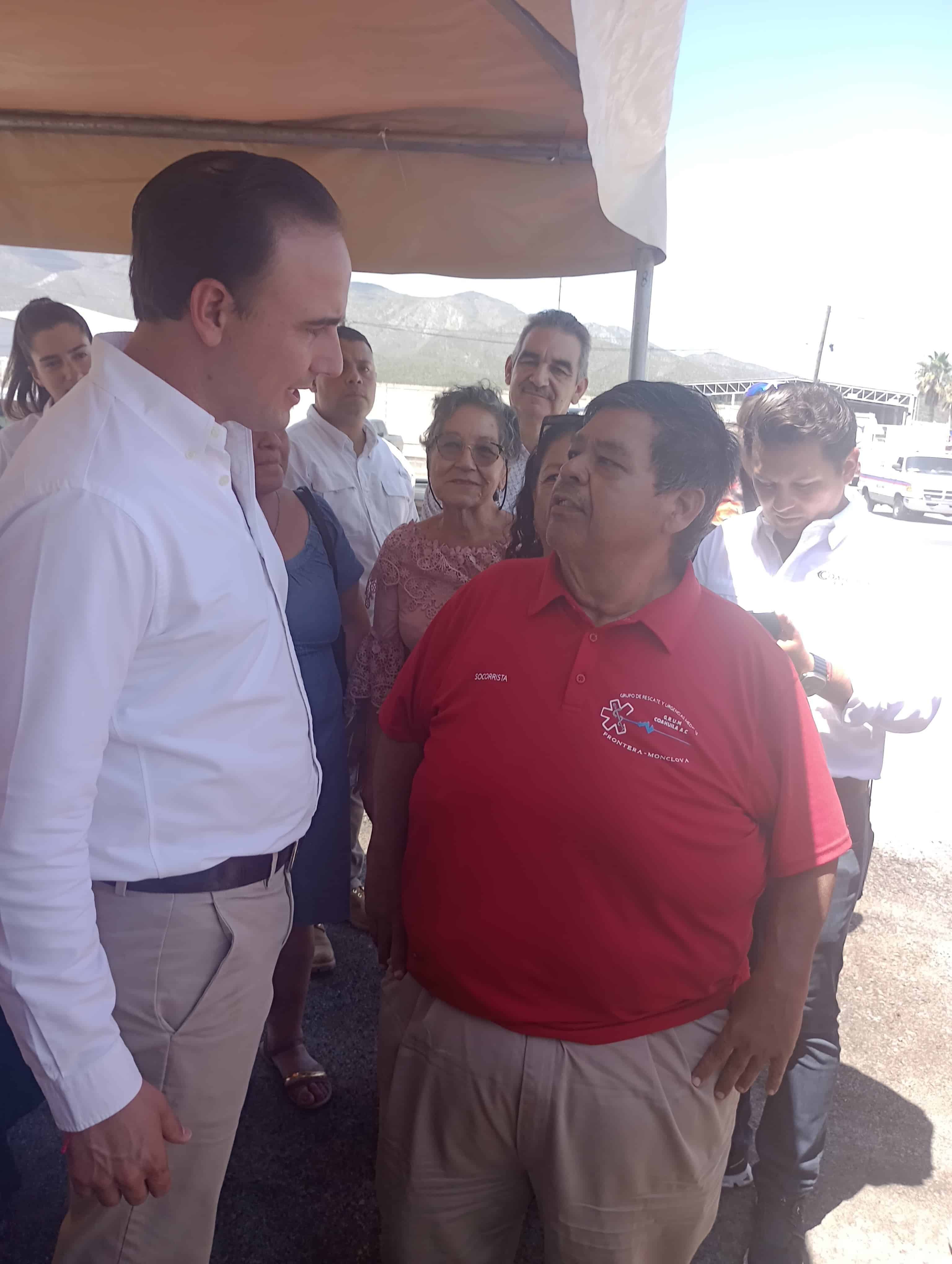 Integrantes del GRUM solicitaron de nuevo una ambulancia al Gobernador Manolo Jiménez quien confirmó los tiene contemplados para su solicitud.