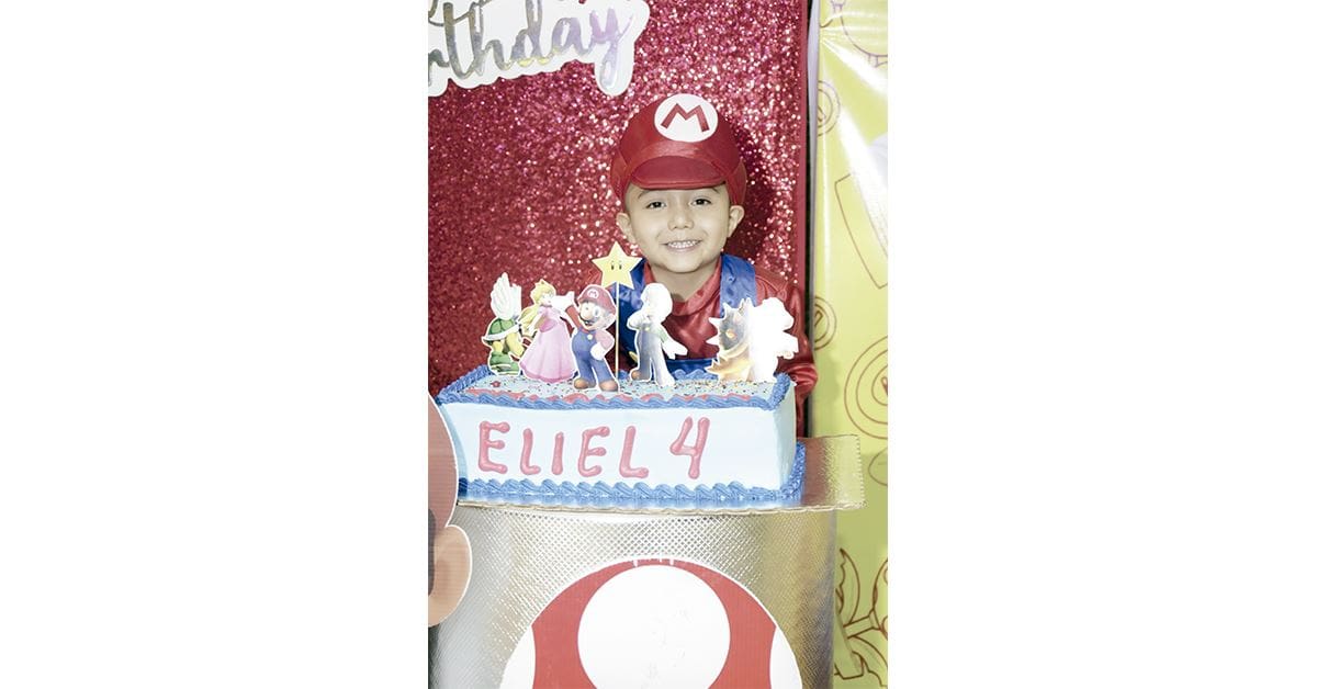 Eliel cumplió 4 años.