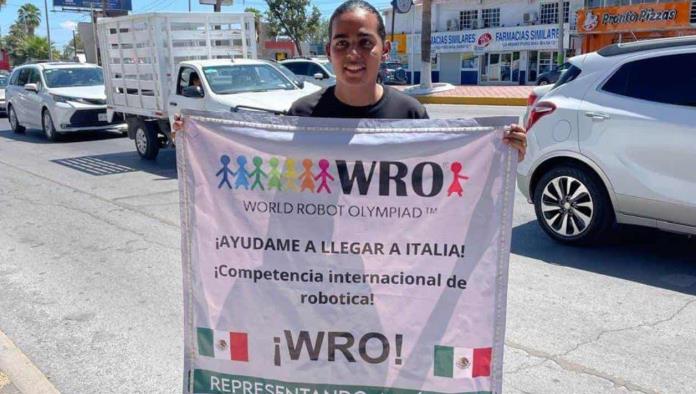 Joven pide ayuda para ir a competencia de robótica en Italia