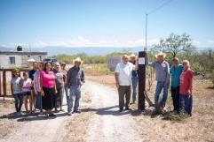 Amplían en ejido  red eléctrica