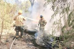 Se incendia baldío