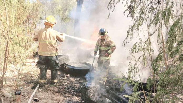 Se incendia baldío