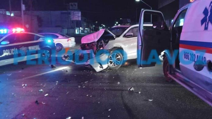 Delicada jovencita accidentada
