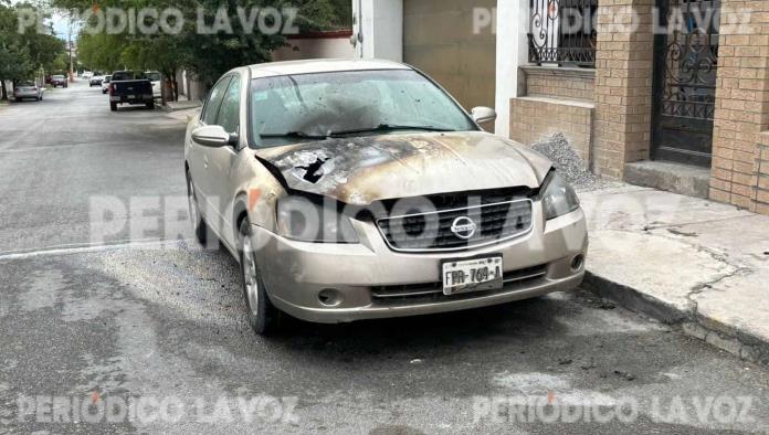 Se quema auto en la Guadalupe