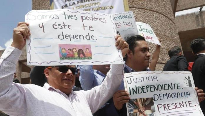 Trabajadores del Poder Judicial inician paro de labores contra reforma de AMLO