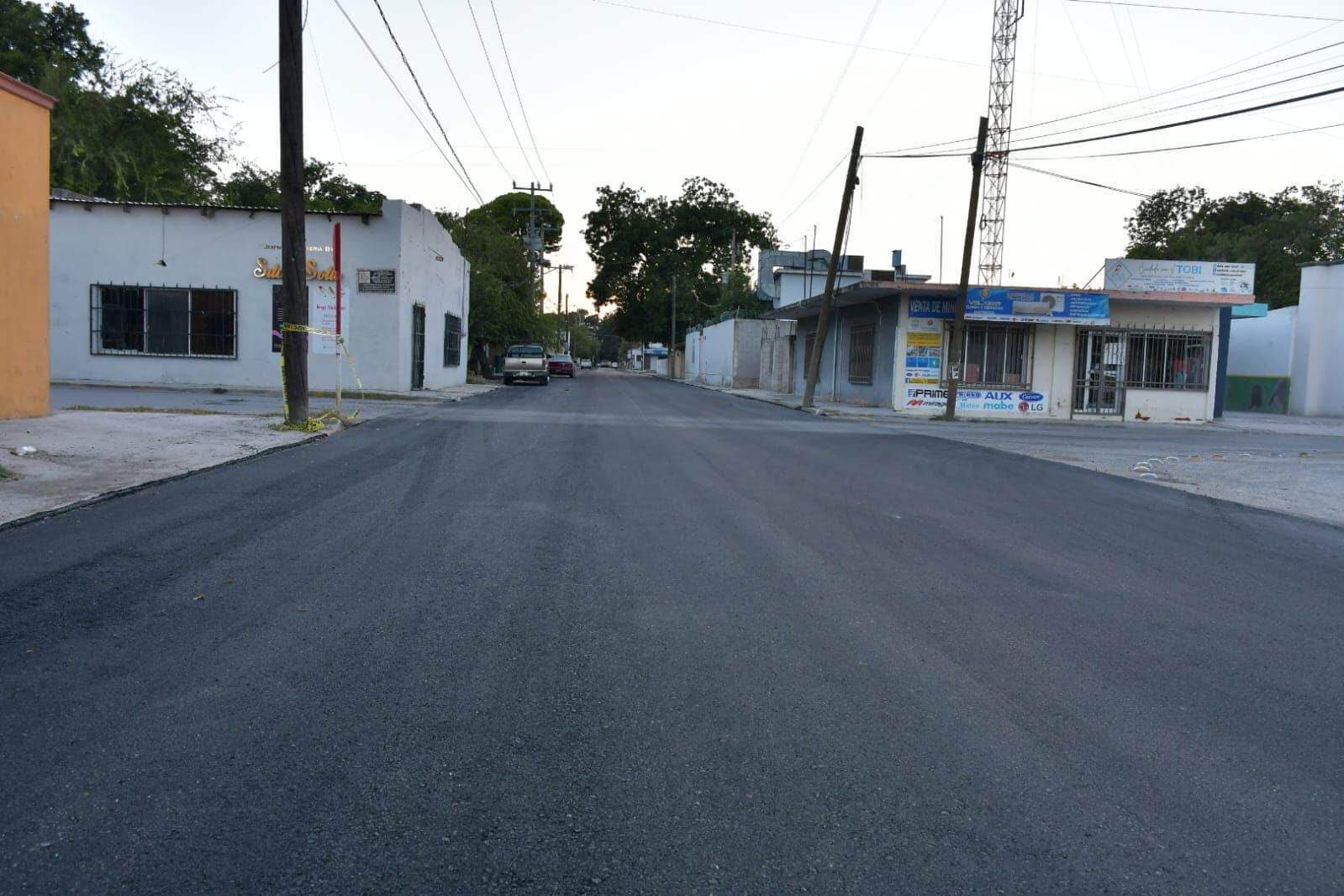 Se concluyen las acciones de recarpeteo en la calle Aldama de Nava