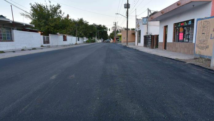 Se concluyen las acciones de recarpeteo en la calle Aldama de Nava