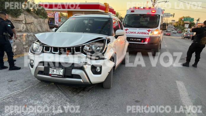 Lesiona cafre a niña en choque