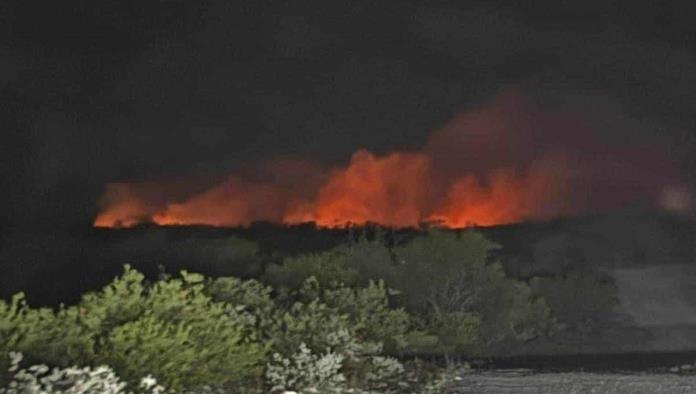 Se Registra Fuerte Incendio Forestal a Las Afueras de Zaragoza