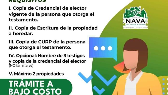 Nava se Alista para el Mes del Testamento con Tarifas Accesibles