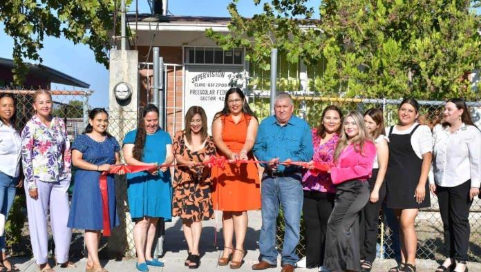 Inauguración de Remodelación en Supervisión Escolar de Nava