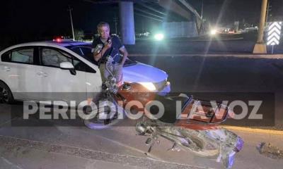 Accidente de Tráfico en la Carretera Federal 57 Deja a Motociclista Gravemente Herido