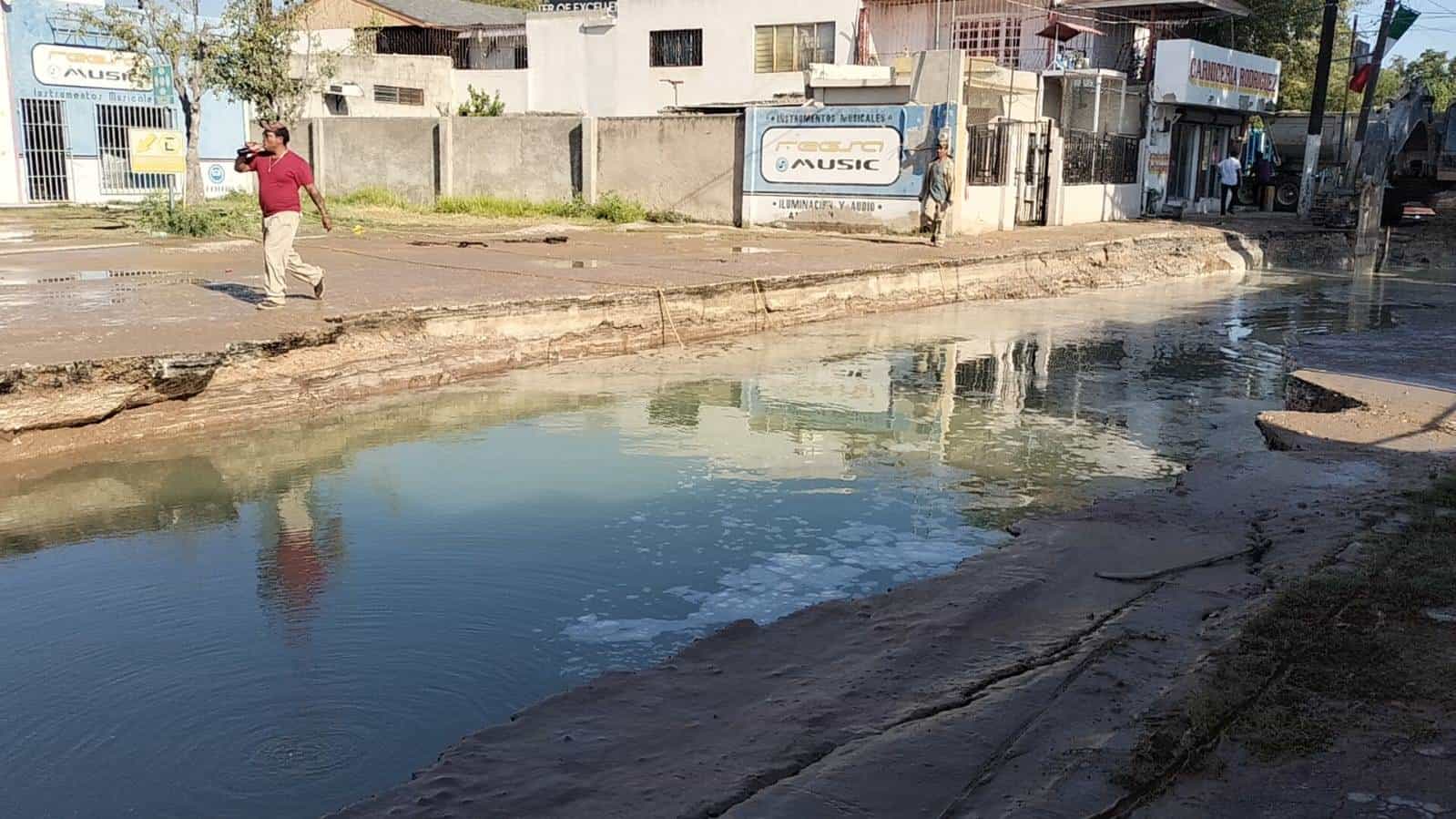 Fuga en la Anáhuac deja a 50 colonias SIN AGUA en Piedras Negras 