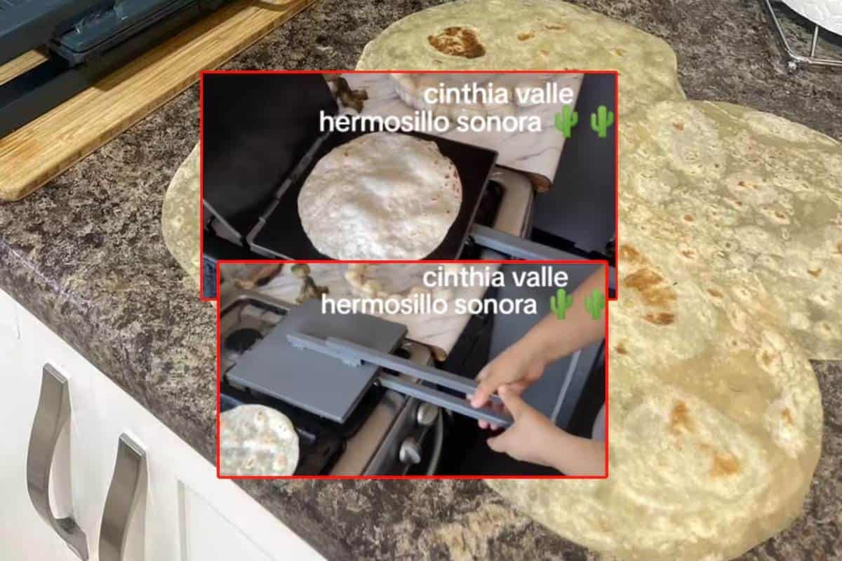 Las máquinas para hacer tortillas de harina ayudan a que salgan redonditas y en caliente.