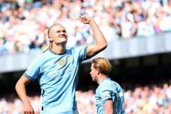 Haaland se vistió de héroe; triplete con el Manchester City