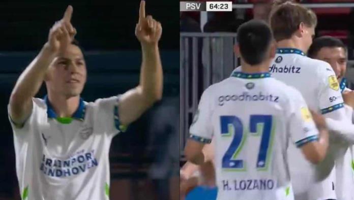 Hat-trick de Chucky Lozano con PSV: Titular, gol y asistencia