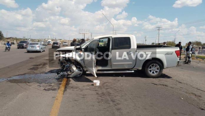 Fuerte accidente; dos heridos en Sabinas 