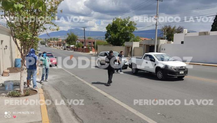 Choque por alcance  moviliza a autoridades 