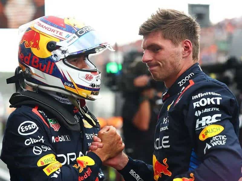 Checo Pérez y Max Verstappen fueron ampliamente superados.