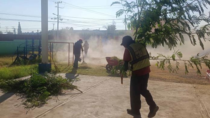 La Américas Unidas Agradece primaria trabajos de limpieza