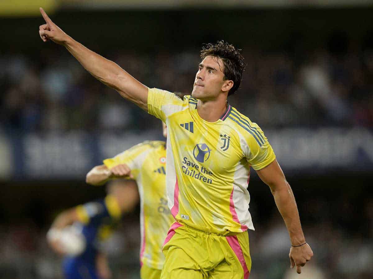 Juventus golea al Hellas Verona; Vlahovic marca doblete 