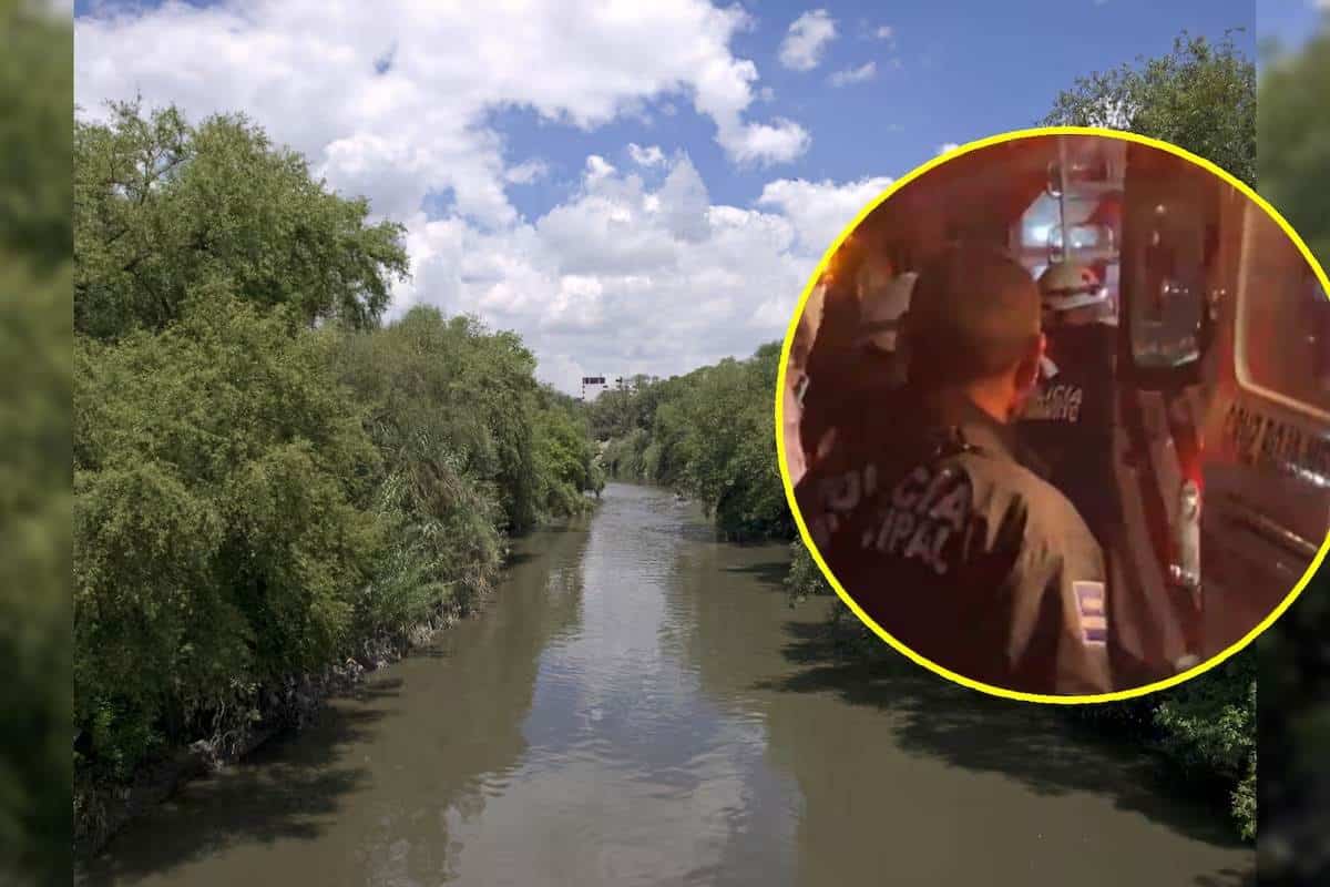 Novia tóxica agarra a golpes a su pareja y luego se tira al río Tula, en Hidalgo. Foto: Especial